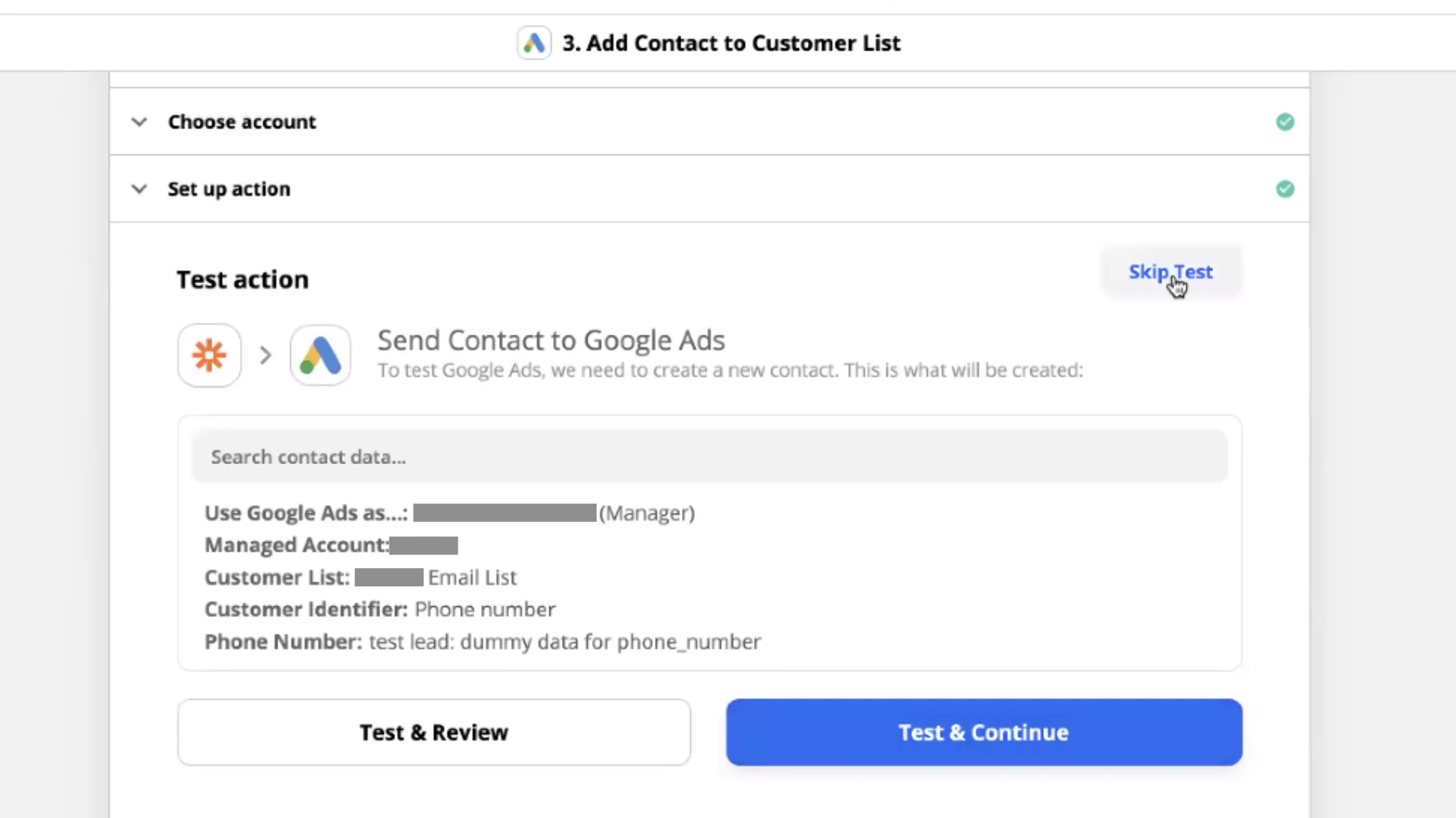 send contact to Google Ads LISTS send contact to Google Ads LISTS
